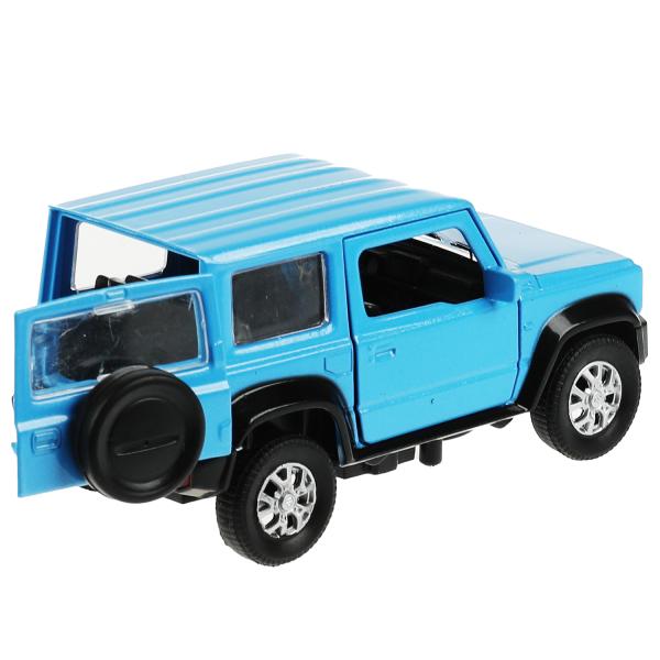 Технопарк. Модель "Suzuki Jimny" металл 11,5 см, двери, багаж, инерц, синий, арт.JIMNY-12-BUBK