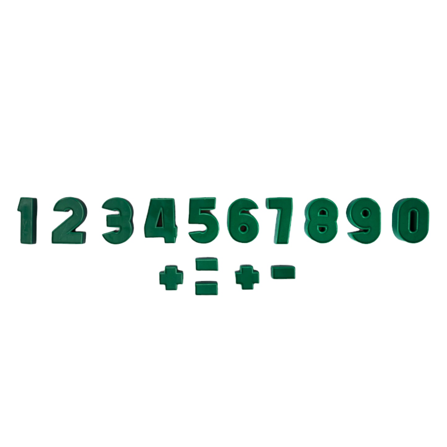 Магнитная азбука. Набор цифр + знаки (Н=3,5см, 52шт.)