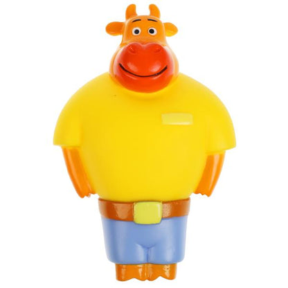 Игрушка для купания Оранжевая корова Па, 10см КАПИТОШКА в кор.100шт