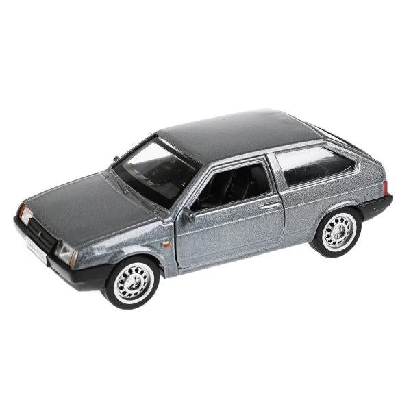 Машина металл LADA-2108 "СПУТНИК" длина 12 см, двери, багаж, серый, в кор. Технопарк в кор.2*36шт