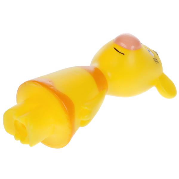 Игрушка для ванны Оранжевая корова Зо, 10см КАПИТОШКА в кор.200шт