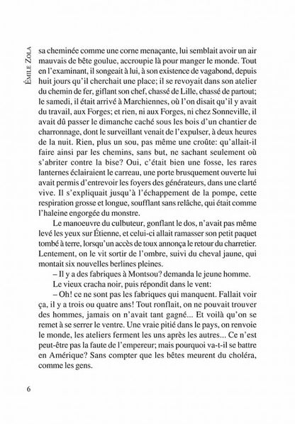 Жерминаль (книга для чтения на французском языке, неадаптир.)
