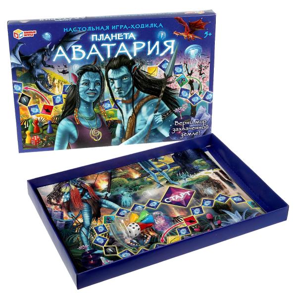Планета Аватария. Настольная игра-ходилка. 217х330х27мм. Умные игры в кор.20шт