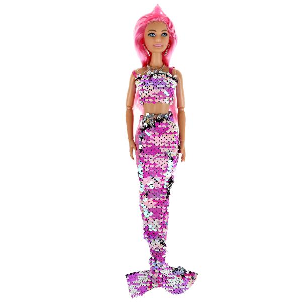 Кукла 29 см София, руки и ноги сгиб, русалка, акс, кор КАРАПУЗ в кор.24шт
