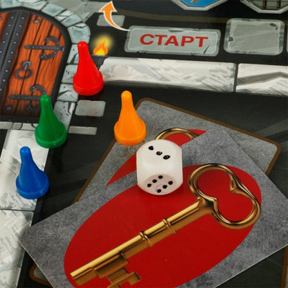 Форт Сокровищ. Настольная игра-ходилка квадрат. 40 карточек. 250х250х55мм. Умные игры в кор.10шт