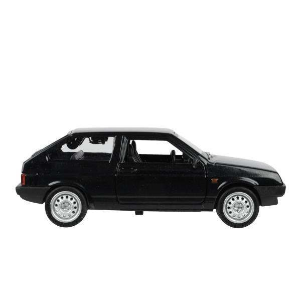 Машина металл LADA -2108 "СПУТНИК", 11,7 см, двери, баг., ин., черный, кор. Технопарк в кор.2*36шт