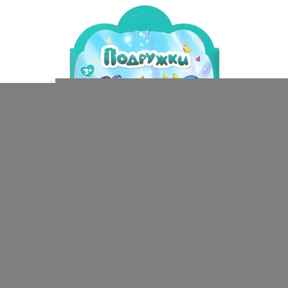 Кукла 15 см подружки, ноги сгиб, жираф, акс, блист КАРАПУЗ в кор.2*72шт