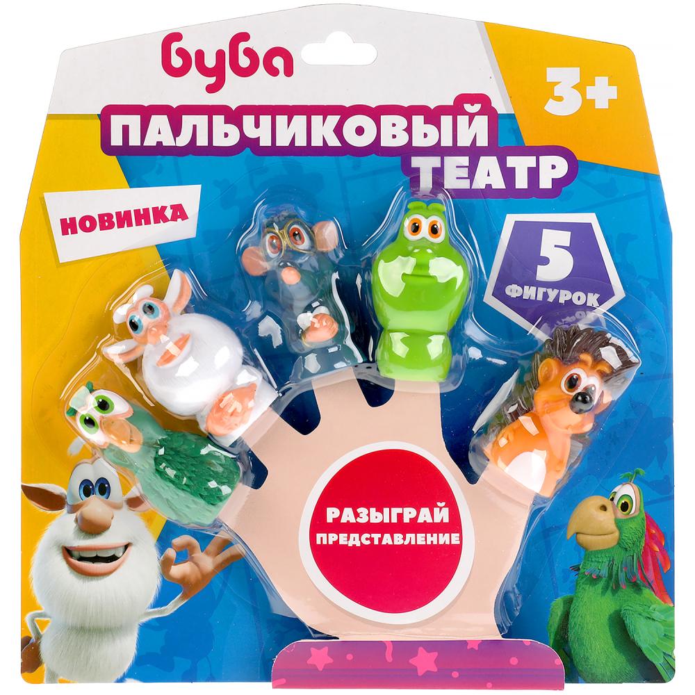 Игрушка пластизоль для ванны буба пальчиковый театр Капитошка на блистере в кор.2*12шт