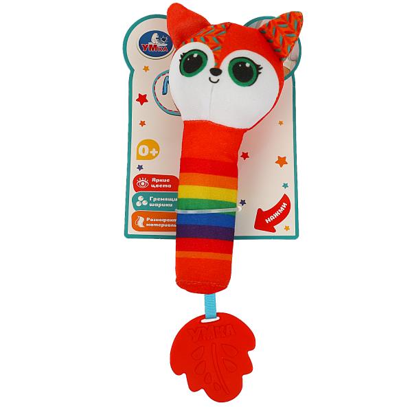 Текстильная игрушка погремушка - пищалка мякиши Умка в кор.250шт