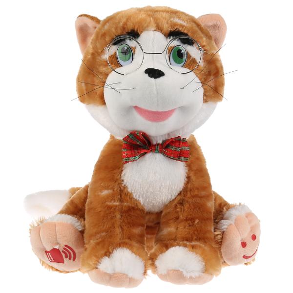 Игрушка мягкая Дружинина функц. "ученый кот матвей" 25см, муз. чип в кор. Мульти-пульти в кор.6шт