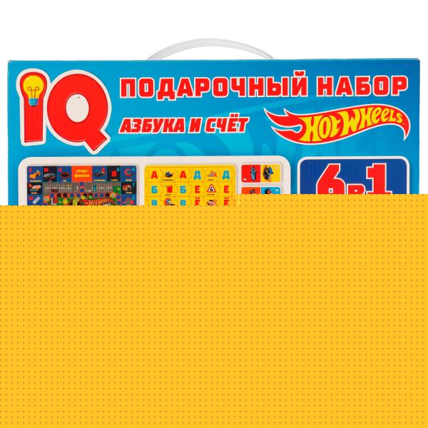 Азбука и счёт. IQ-подарочный набор 6 в 1. Хот Вилс. 320х230х60мм. Умные игры в кор.10шт