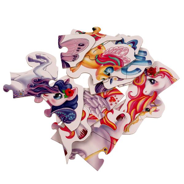 Макси-пазлы. Единороги. 150х180х40 мм. Умные игры. в кор.50шт