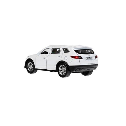Машина металл HYUNDAI SANTAFE 12 см, двери, багаж, инерц, белый, кор. Технопарк в кор.2*36шт