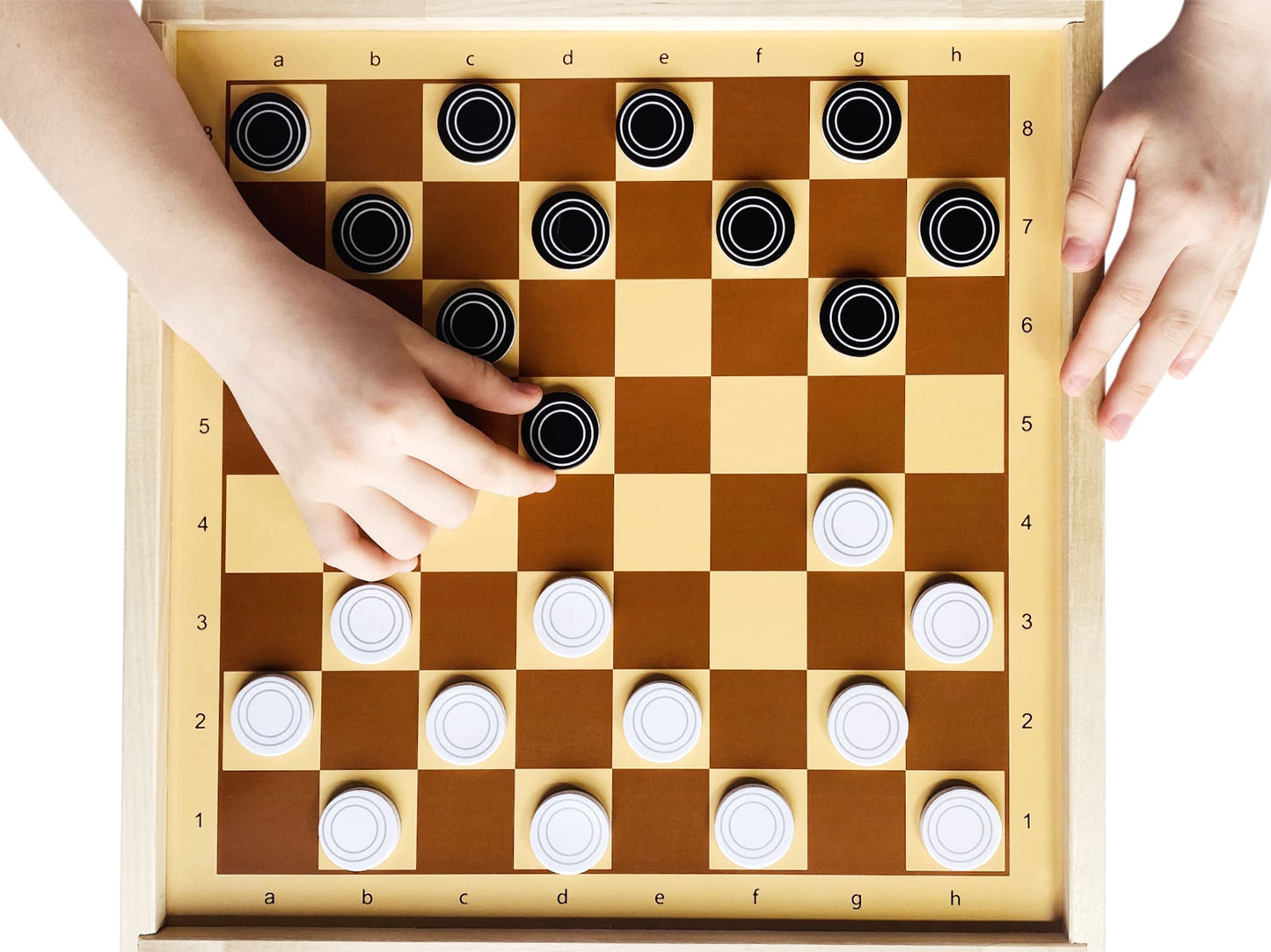 Игра настольная Шашки и шахматы демонстрационные магнитные (мини)