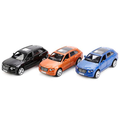 МАШИНА "ТЕХНОПАРК" МЕТАЛЛ. ИНЕРЦ. BENTLEY BENTAYGA, 1:45, ОТКРЫВ. ДВЕРИ, В РУСС. КОР. в кор.2*36шт