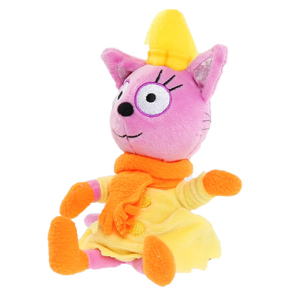 Игрушка мягкая ТРИ КОТА лапочка в зимней одежд, 13см, муз. чип, в Пак. "МУЛЬТИ-ПУЛЬТИ" в кор.24шт