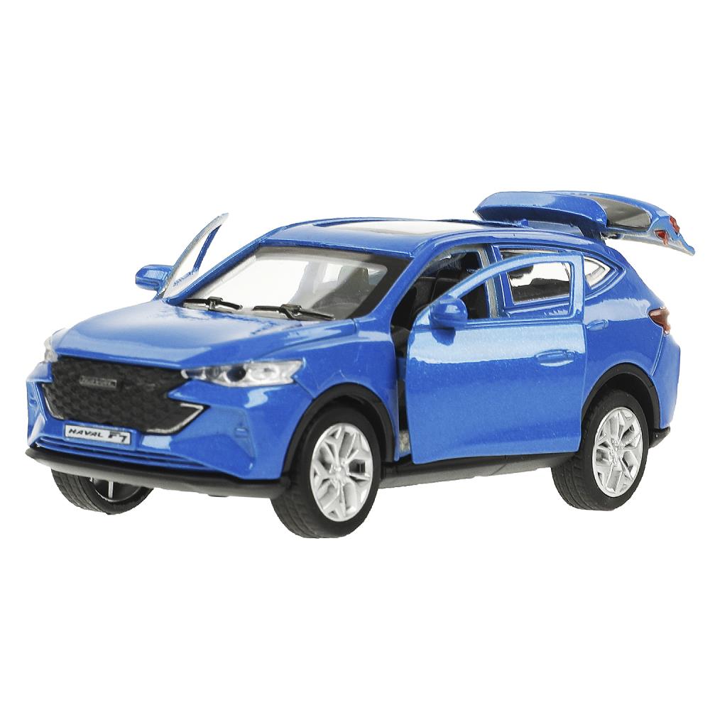 Машина металл HAVAL "haval f7", длина 12 см, дв, багаж, инер, синий, в кор. Технопарк в кор.2*36шт