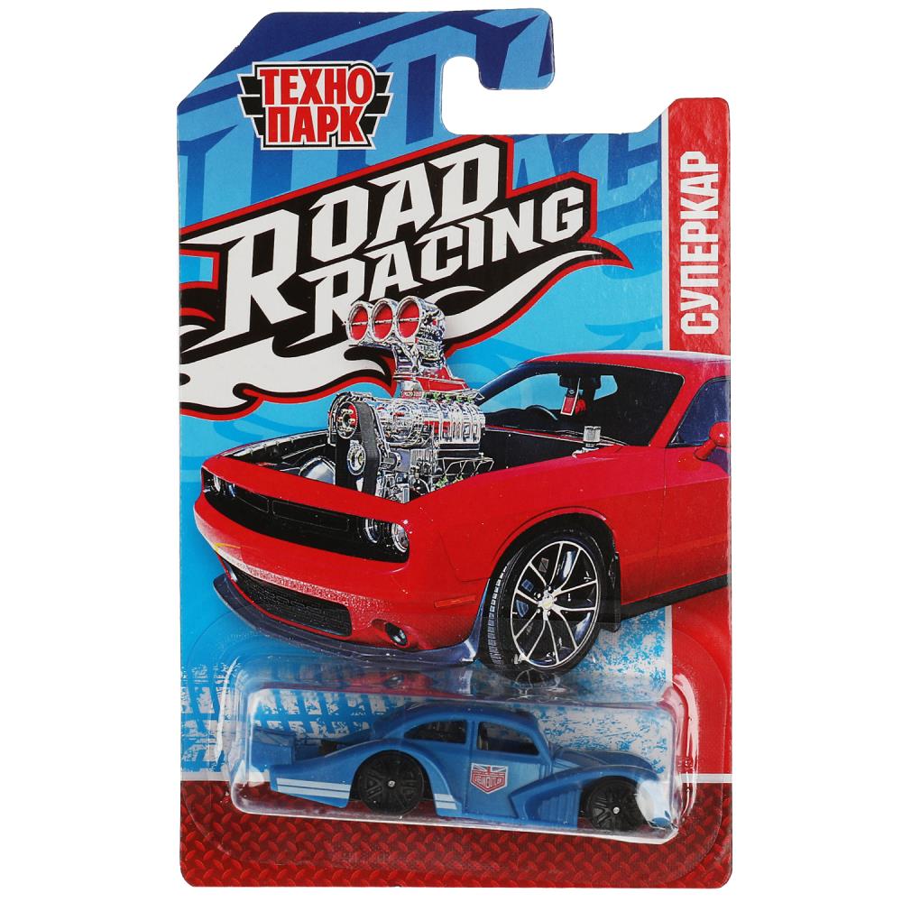 Машина металл ROAD RACING СУПЕРКАР 7,5 см, в ассорт, блист. Технопарк в кор.2*360шт
