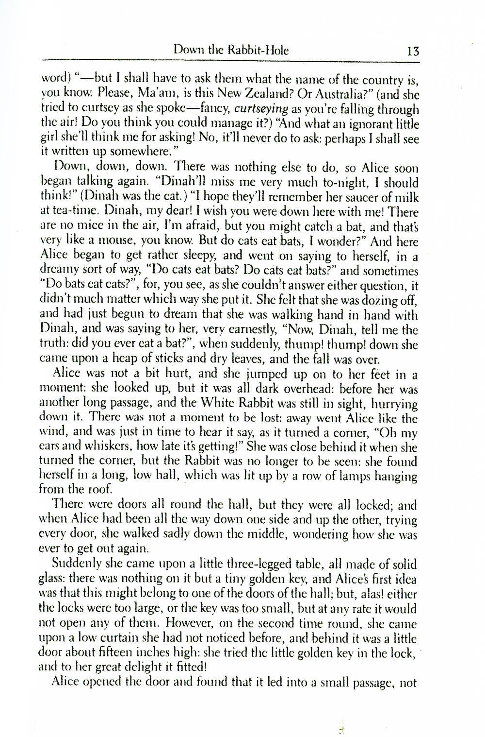 Alice's Adventures in Wonderland