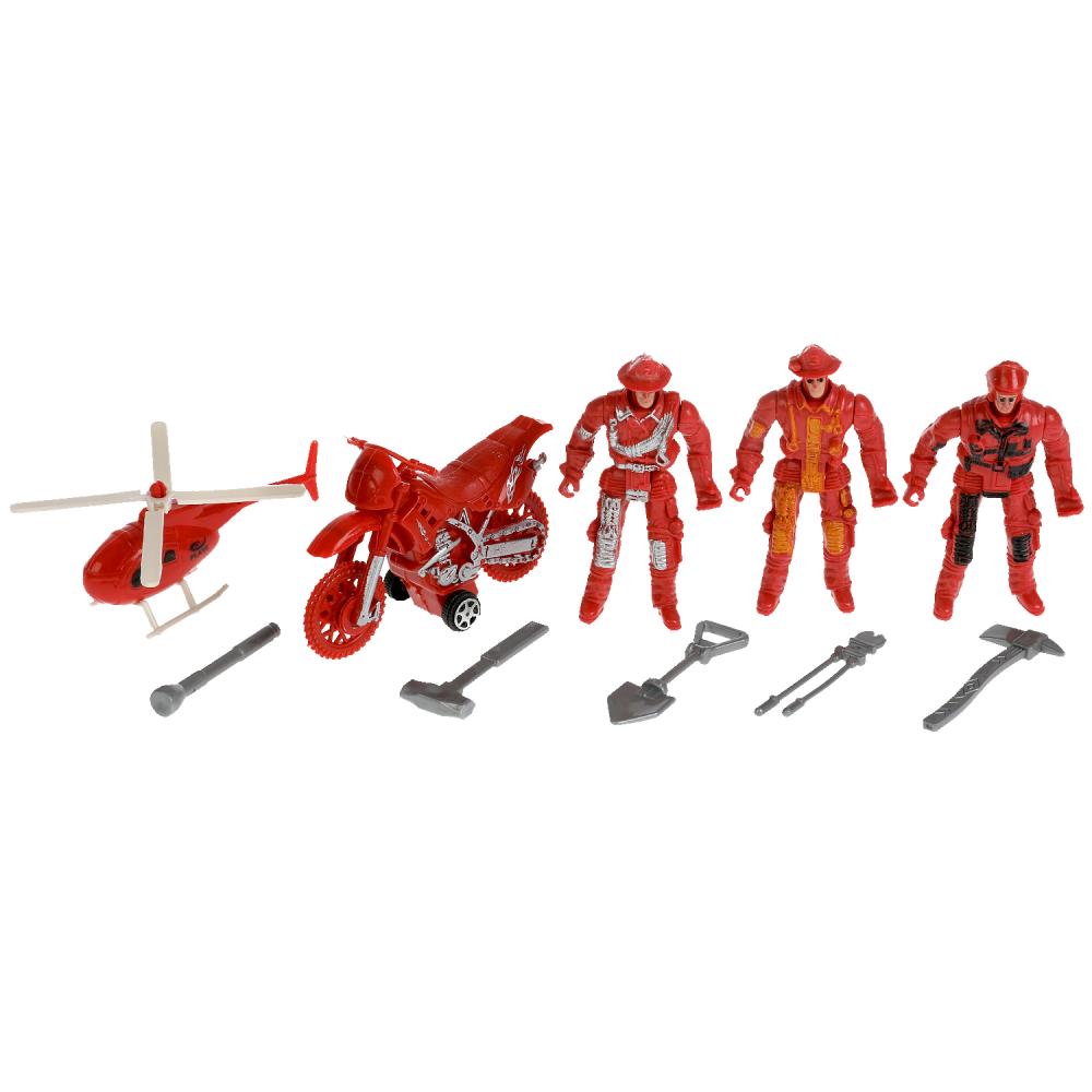 Набор солдатиков пожарные с техн.блист.28,5*24,2*3см ИГРАЕМ ВМЕСТЕ в кор.2*72шт