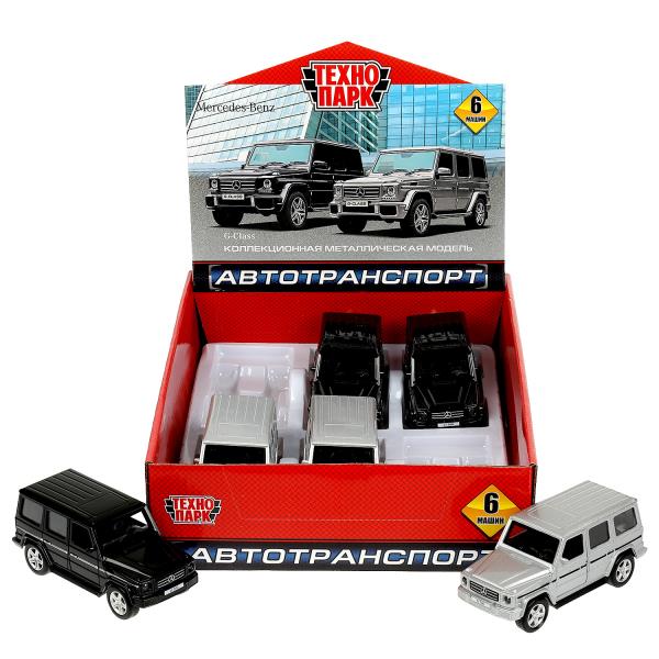 Машина металл MERCEDES-BENZ G-CLASS 12 см,двери, багаж, инерц, дисп. Технопарк уп-6шт в кор.12уп