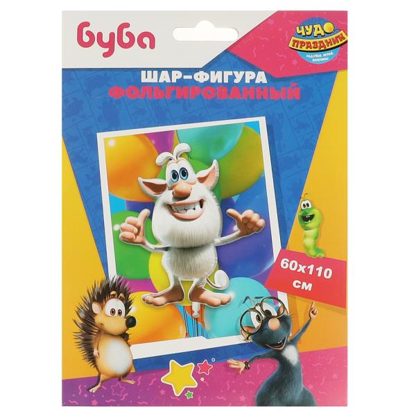Фольгированный шар -фигура БУБА 110 см ЧУДО ПРАЗДНИК в кор.24*25шт