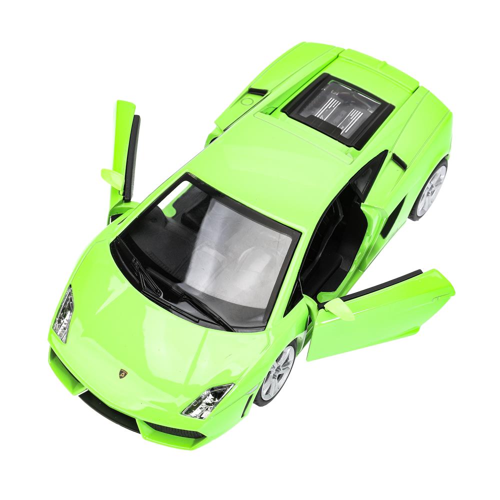 Машина металл свет-звук lamborghini gallardo lp 560-4, 18 см, двери,багажник Технопарк в кор.2*6шт