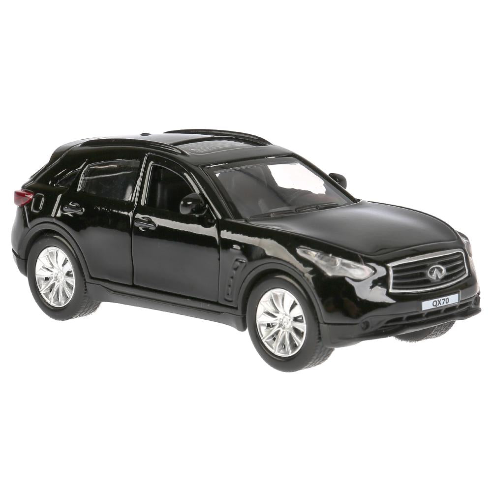 Машина металл "INFINITI QX70", длина 12см, открыв. двери, инерц, черный в кор Технопарк в кор.2*36шт