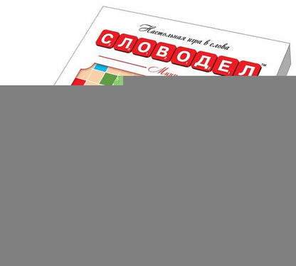 Игра настольная Словодел Мини, картонный, белый
