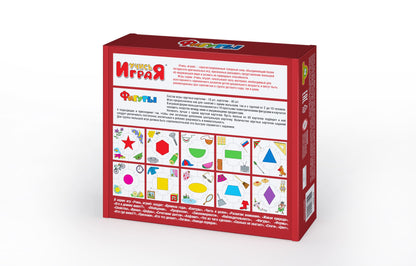 ИГРА ОБУЧАЮЩАЯ УЧИСЬ ИГРАЯ "ФИГУРЫ" (М/Г) 00058 в кор 14шт