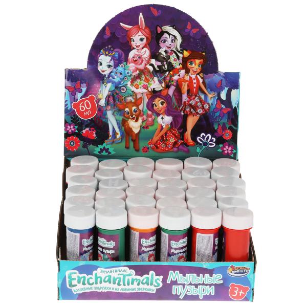 Мыльные пузыри ЭНЧАНТИМАЛС 60мл ИГРАЕМ ВМЕСТЕ уп-36шт в кор.6уп