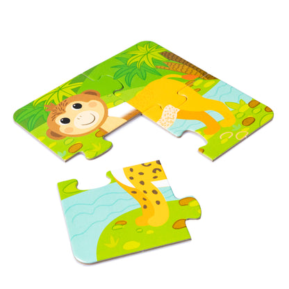 Пазлы MAXI Baby Toys "Собери свою зверюшку. Животные Африки"