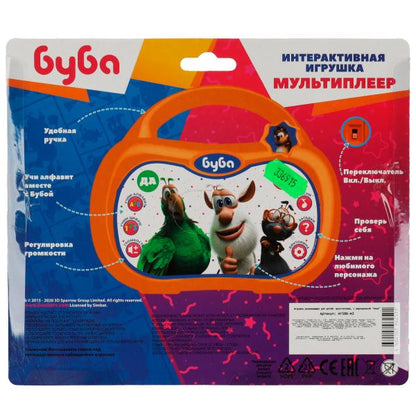 Интерактивная игрушка мультиплеер БУБА 100 стихов,песен,звуков.блист.бат. Умка в кор.96шт