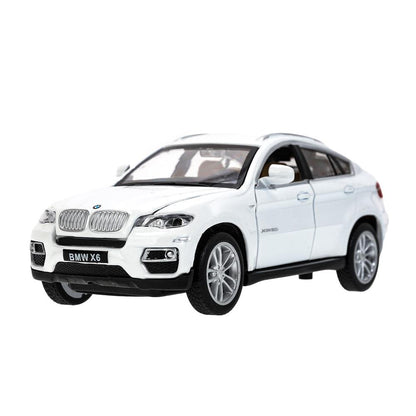 Машина металл свет-звук BMW X6, 15,5 см, двери, капот, багажник, инерция Технопарк в кор.2*24шт