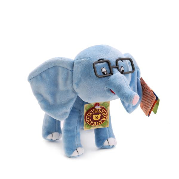 МЯГКАЯ ИГРУШКА "МУЛЬТИ-ПУЛЬТИ" 38 ПОПУГАЕВ. СЛОНЕНОК 20СМ, ОЗВУЧ. РУСС. ЧИП В ПАК. в кор.24шт