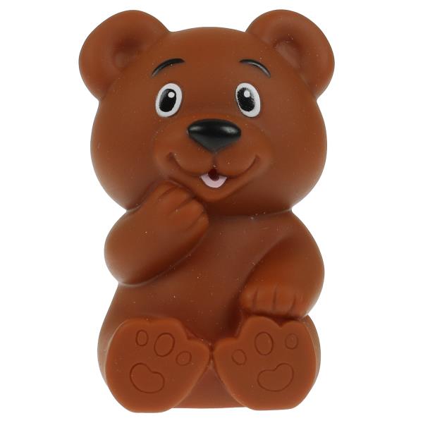 Игрушка для ванны мишка сетка, хенгтег КАПИТОШКА в кор.100шт