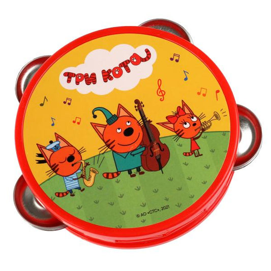 Набор музыкальных инструментов Три Кота блист.19*31*3см ИГРАЕМ ВМЕСТЕ в кор.120шт
