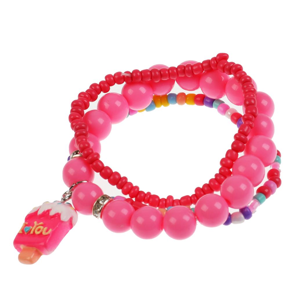 Аксессуары д/девочек ЭНЧЕНТИМАЛС браслеты, 3шт в пак. МИЛАЯ ЛЕДИ уп-12шт в кор.100уп