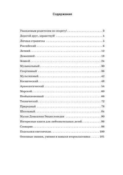 Весёлые каникулы светлячков. Летняя тетрадка для второклассников