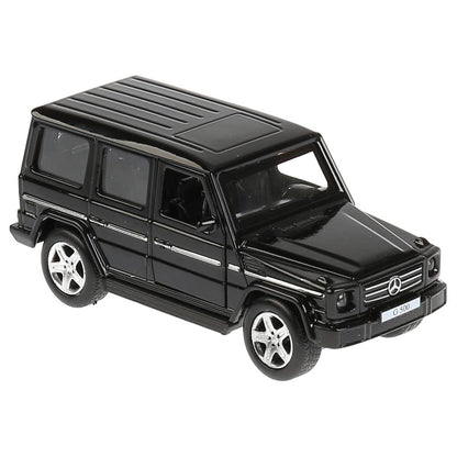Машина металл "MERCEDES-BENZ G-CLASS" 12см, открыв двери, инерц, черный в кор Технопарк в кор.2*36шт