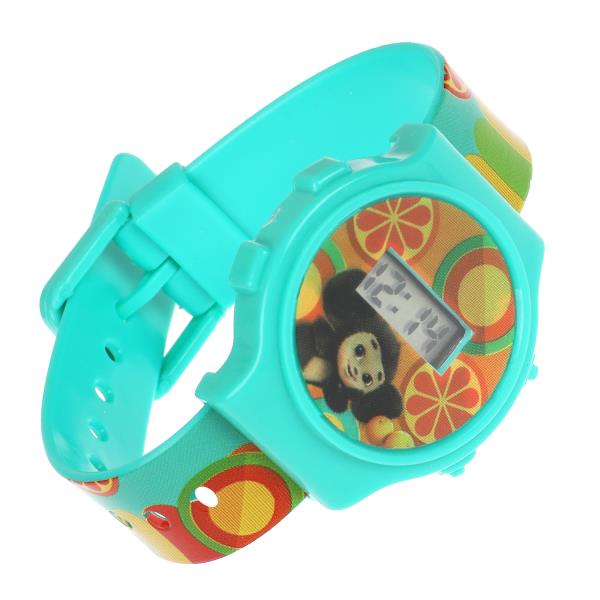 Часы Чебурашка показывают время и дату, блист.28*8*1см ИГРАЕМ ВМЕСТЕ в кор.4*120шт