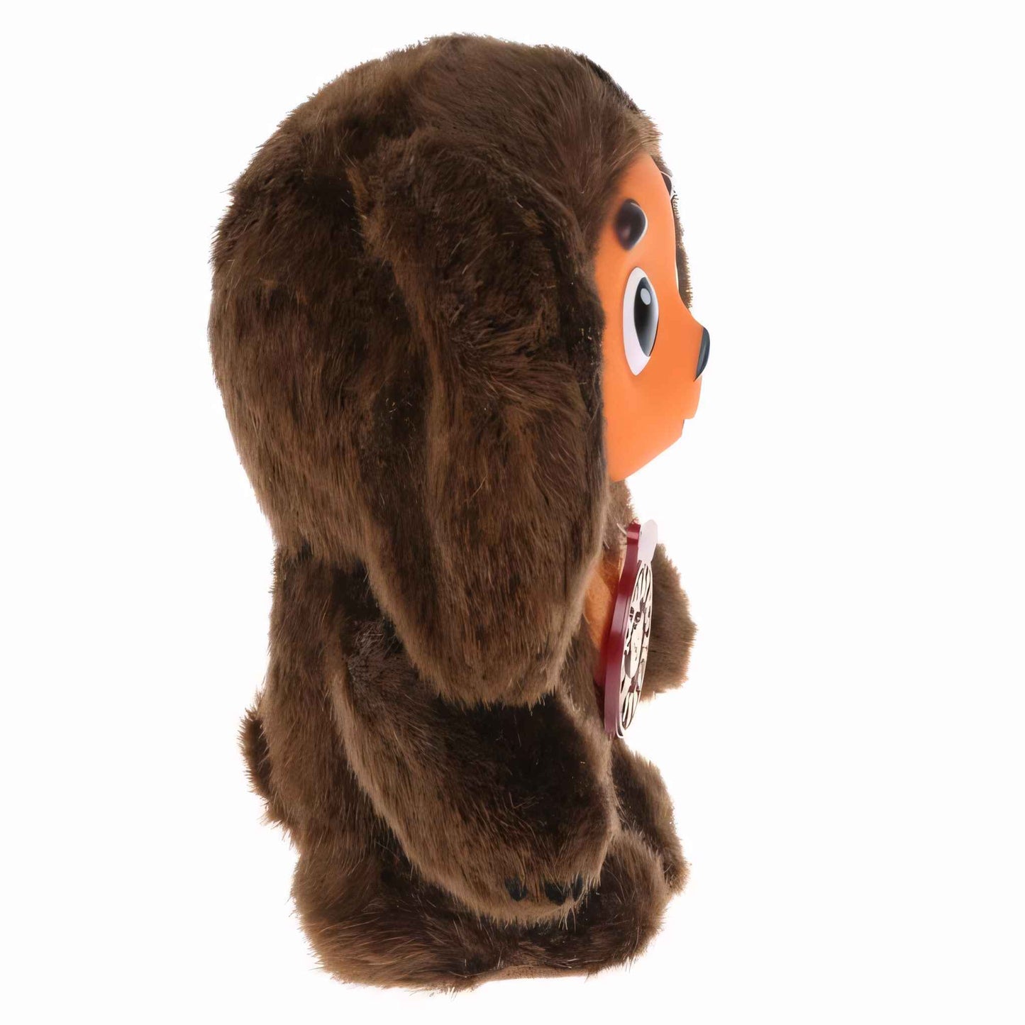 МЯГКАЯ ИГРУШКА "МУЛЬТИ-ПУЛЬТИ" ЧЕБУРАШКА С ПЛАСТ. МОРДОЧКОЙ, ОЗВУЧ. РУСС. ЧИП В ПАК. 17СМ в кор.24шт