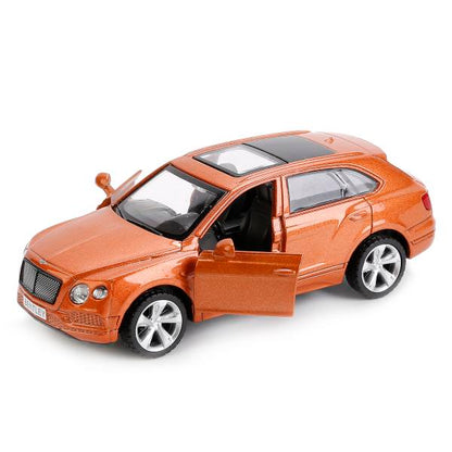 МАШИНА "ТЕХНОПАРК" МЕТАЛЛ. ИНЕРЦ. BENTLEY BENTAYGA, 1:45, ОТКРЫВ. ДВЕРИ, В РУСС. КОР. в кор.2*36шт