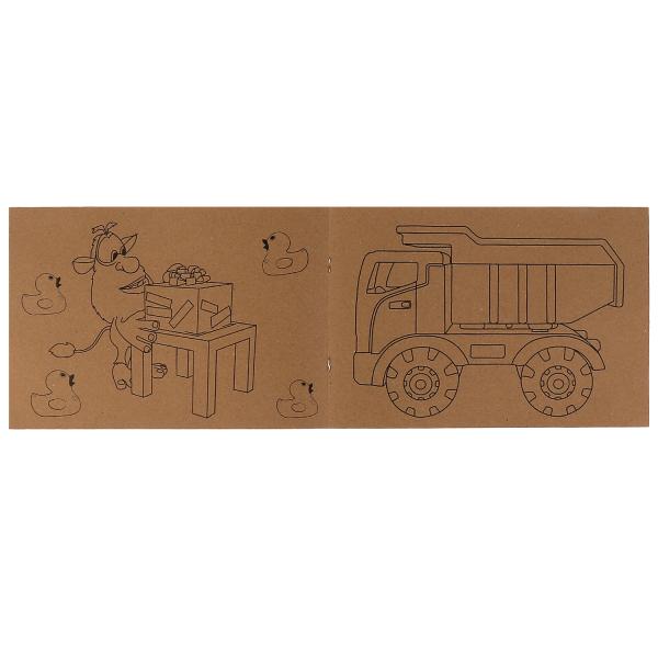 Праздник Бубы. Суперраскраска. 3 вида бумаги. Буба. 280х200 мм. Скрепка. 14 стр. Умка. в кор.50шт