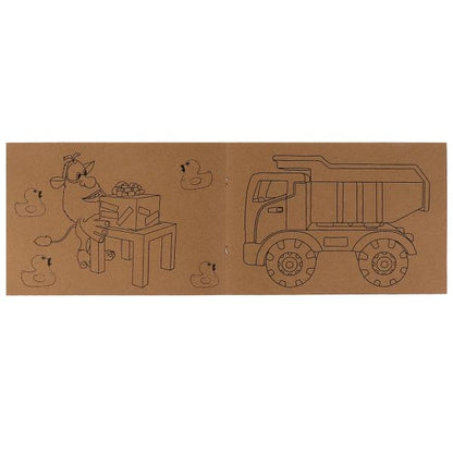 Праздник Бубы. Суперраскраска. 3 вида бумаги. Буба. 280х200 мм. Скрепка. 14 стр. Умка. в кор.50шт
