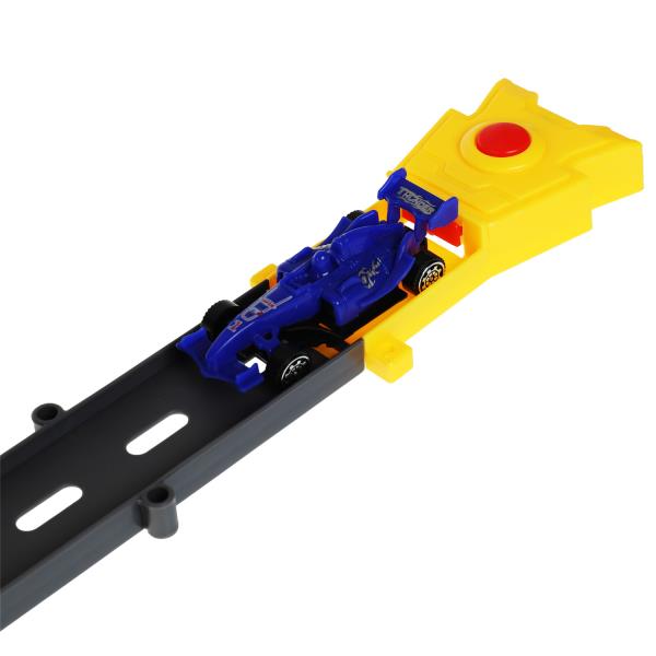 Автотрек с катапультой, динозавр, кор.52*31,7*6,9см ТЕХНОДРАЙВ в кор.2*12шт