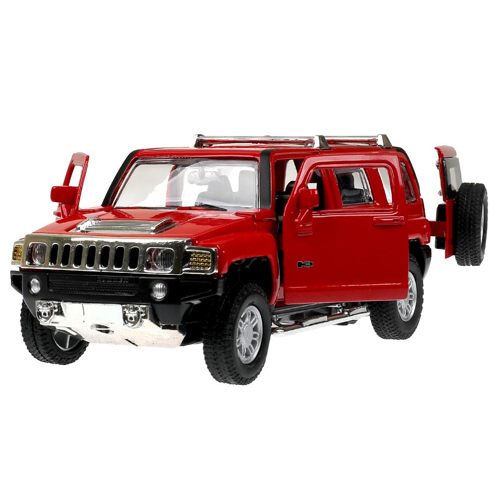 Машина металл свет-звук HUMMER h3, 14,4 см, двери, багажник, инерция Технопарк в кор.2*24шт