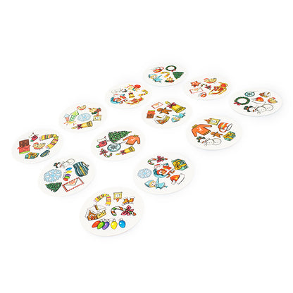 Новый год. Игра настольная Дабл "Новый год" (20 карточек)
