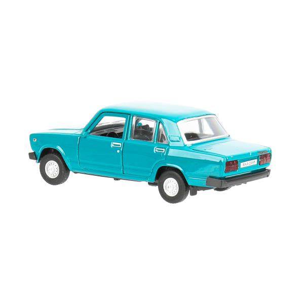 Машина металл LADA ваз-2105 1997 12 cm, двери, багаж, инерц., кор. технопарк Технопарк в кор.2*36шт