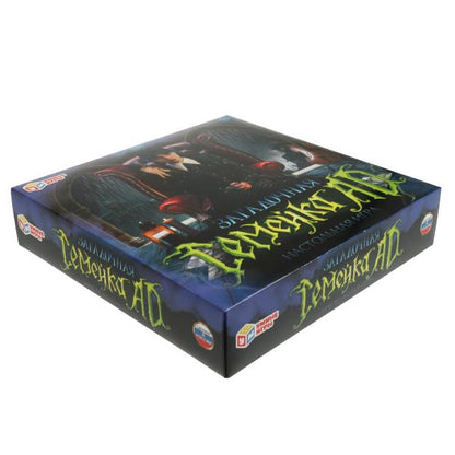 Загадочная семейка AD.Настольная игра-ходилка квадрат.40 карточек.250*250*55мм. Умные игры в кор10шт